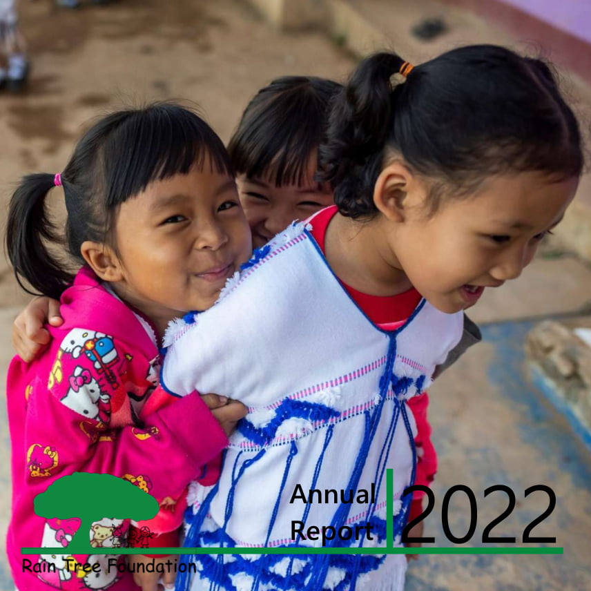 2022 annual report Raintree Foundation Chiangmai