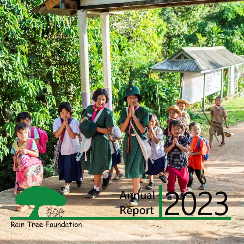 2023 annual report Raintree Foundation Chiangmai