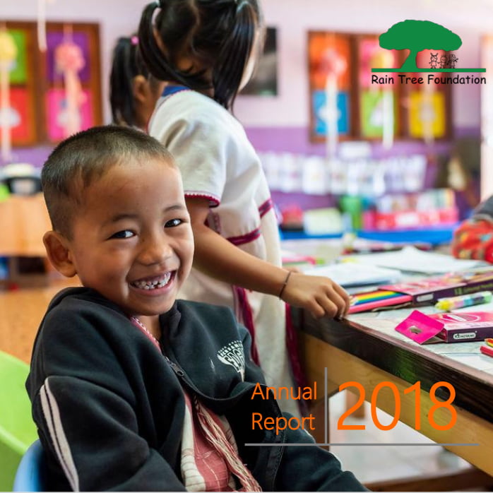 2018 annual report Raintree Foundation Chiangmai