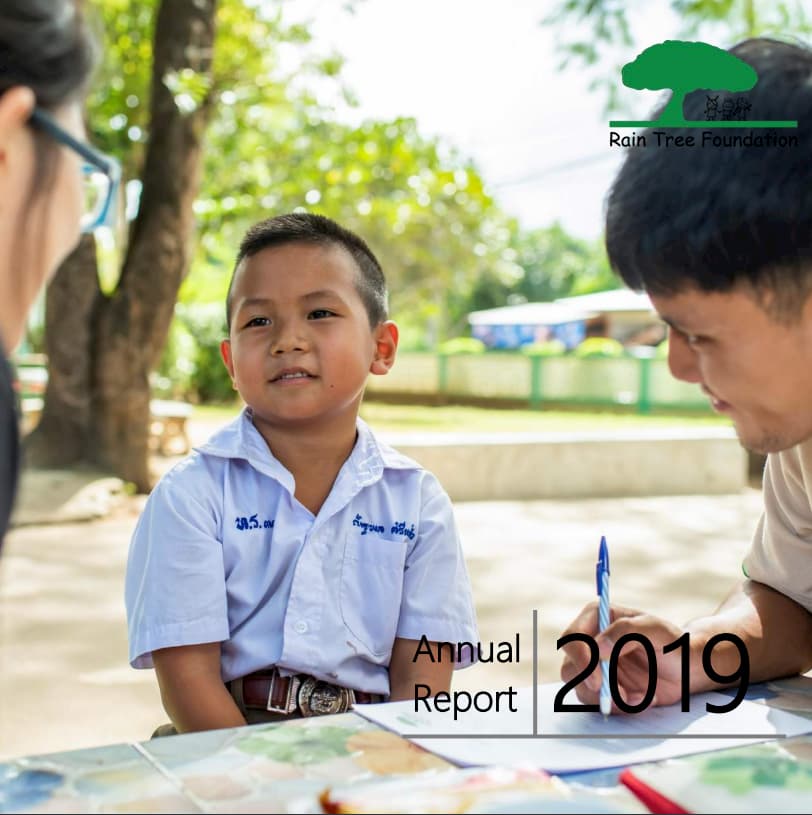 2019 annual report Raintree Foundation Chiangmai
